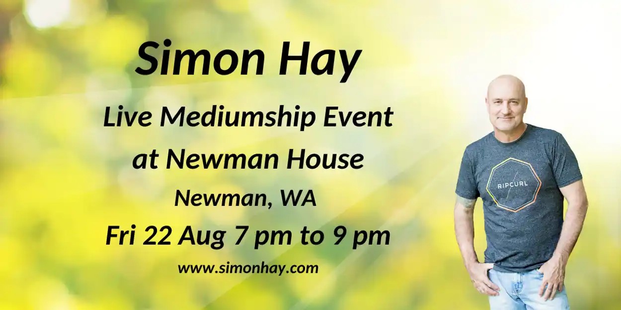 An evening of live mediumship with Aussie medium, Simon Hay » Shire of ...