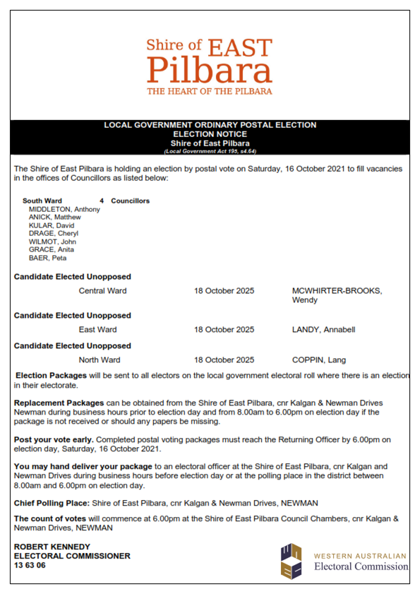 Postal Votes