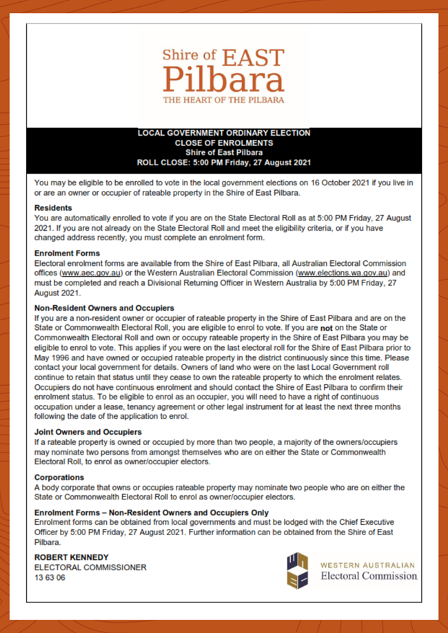 Enrolment Flyer