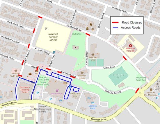 Newman Triathon Route