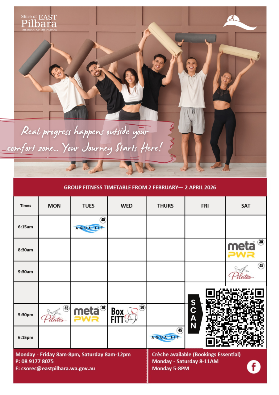 Term 1 Group Fitness 2026