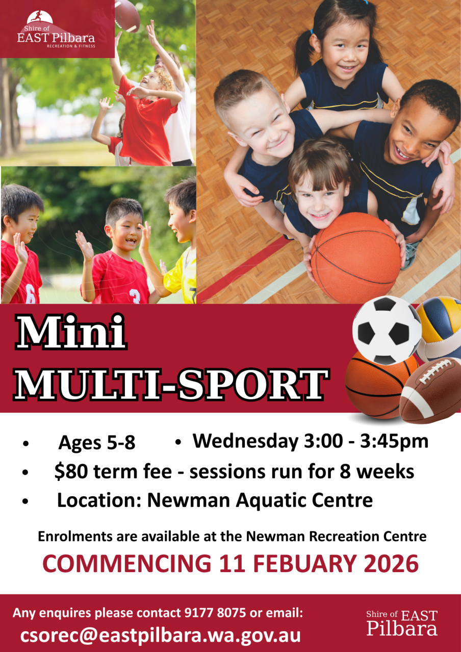 Term 1 Mini Multi Sports - 5- 8  years 