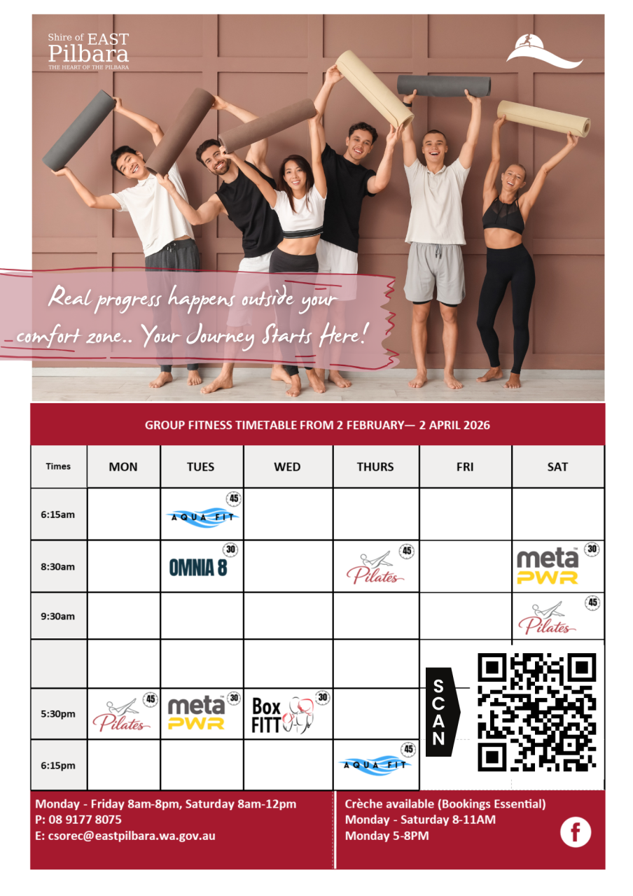 Term 1 Group Fitness 2026