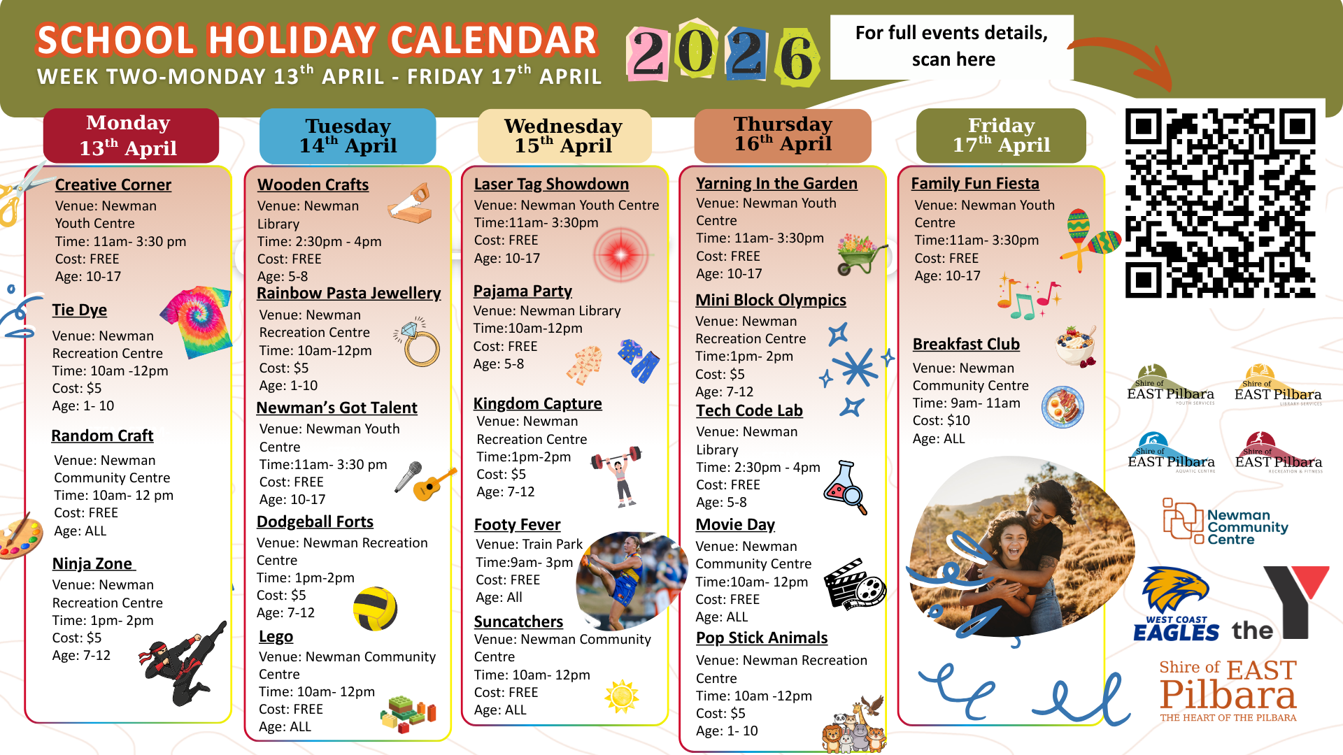 WEEK ONE-SUNDAY 5TH APRIL-SATURDAY 11TH APRIL