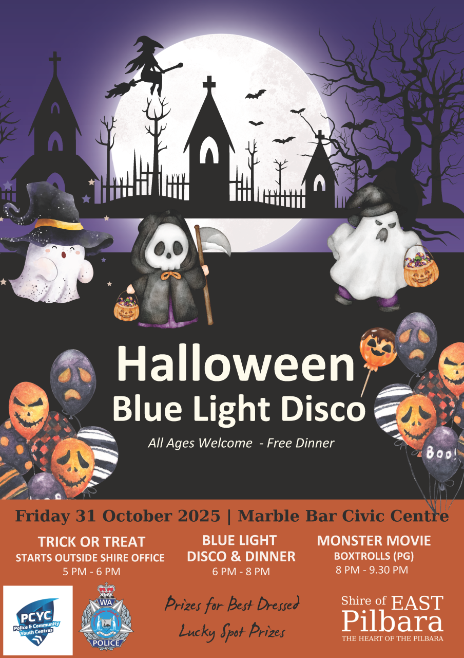 Halloween Blue Light Disco