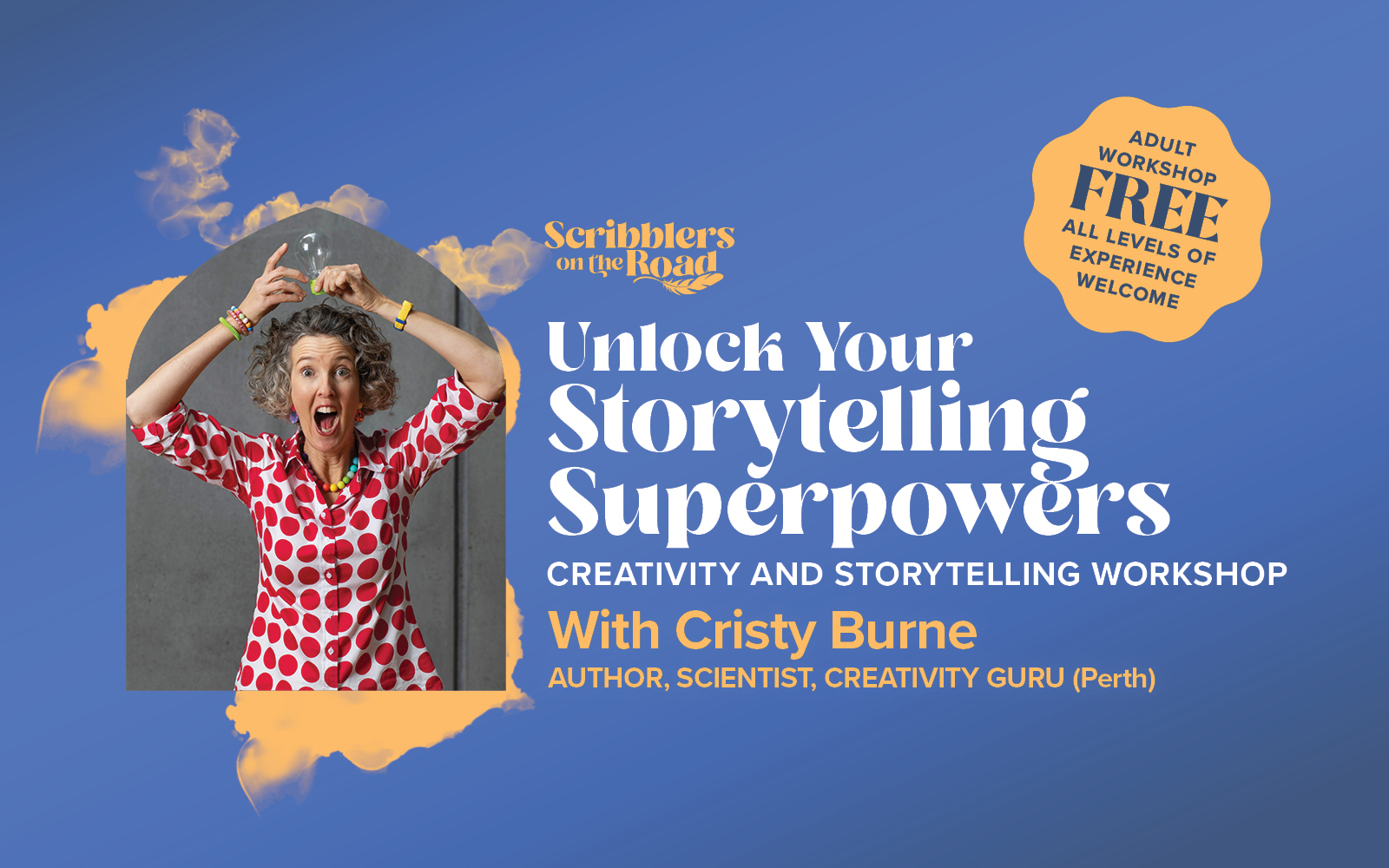 Storytelling Superpowers – FREE Workshop with Cristy Burne Newman