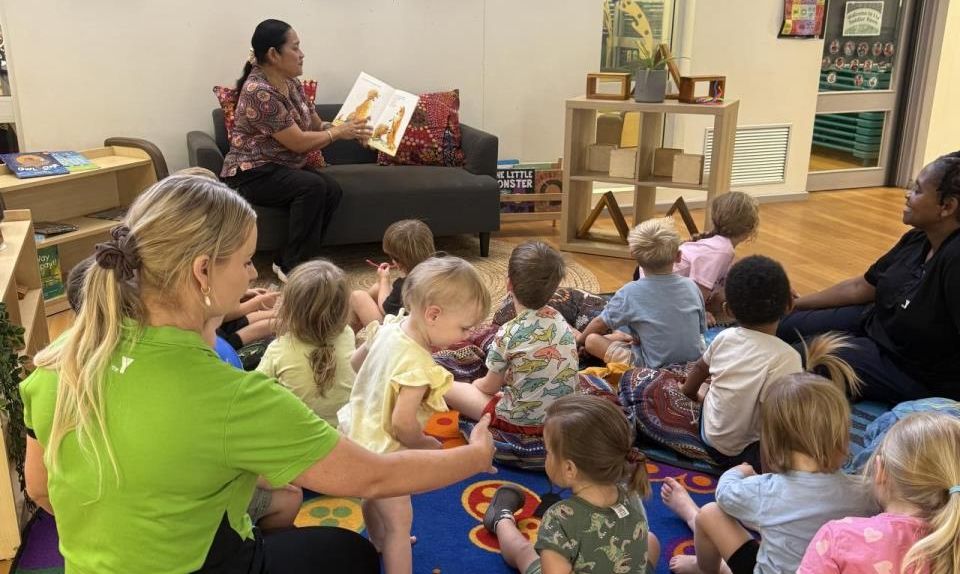 Partnership Brings Monthly Library Adventures to Newman Kindy Children