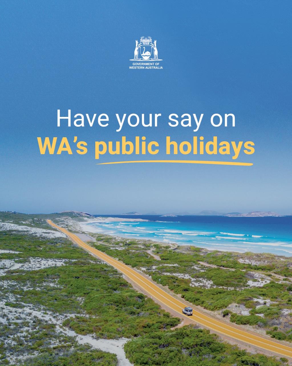 Have your say on Western Australia's public holidays